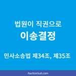 법원이 직원으로 이송결정